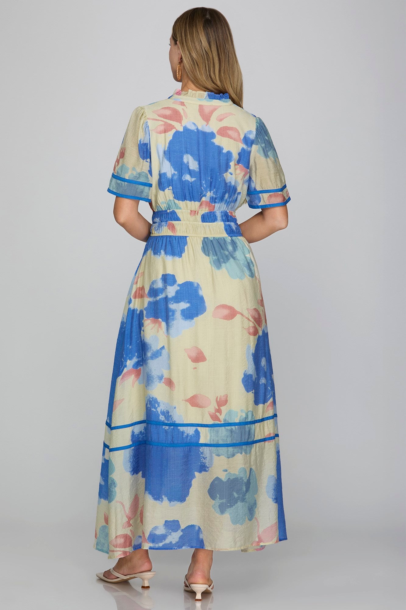 Blue Ocean Paradise Maxi Dress