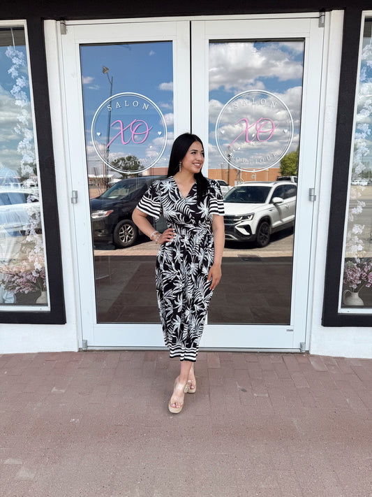 Under The Palms Black Maxi Dress