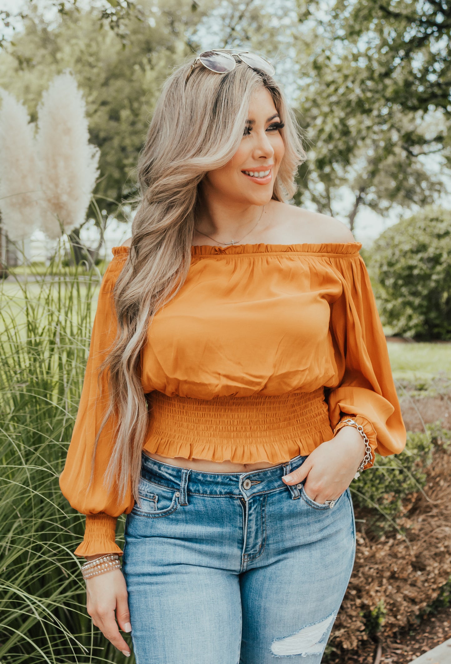 Stunning Option Camel Top