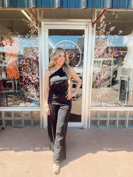 Classy Girl Black Jumpsuit
