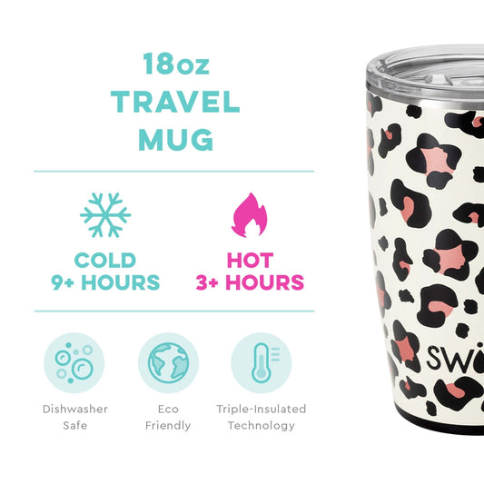 Luxy Leopard Travel Mug (18oz)