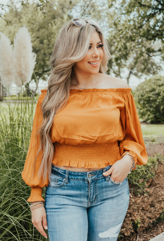 Stunning Option Camel Top