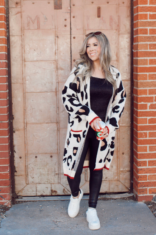 Fierce Leopard Cardigan