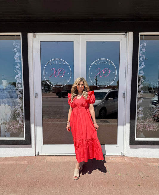 Ruby Red Summer Maxi