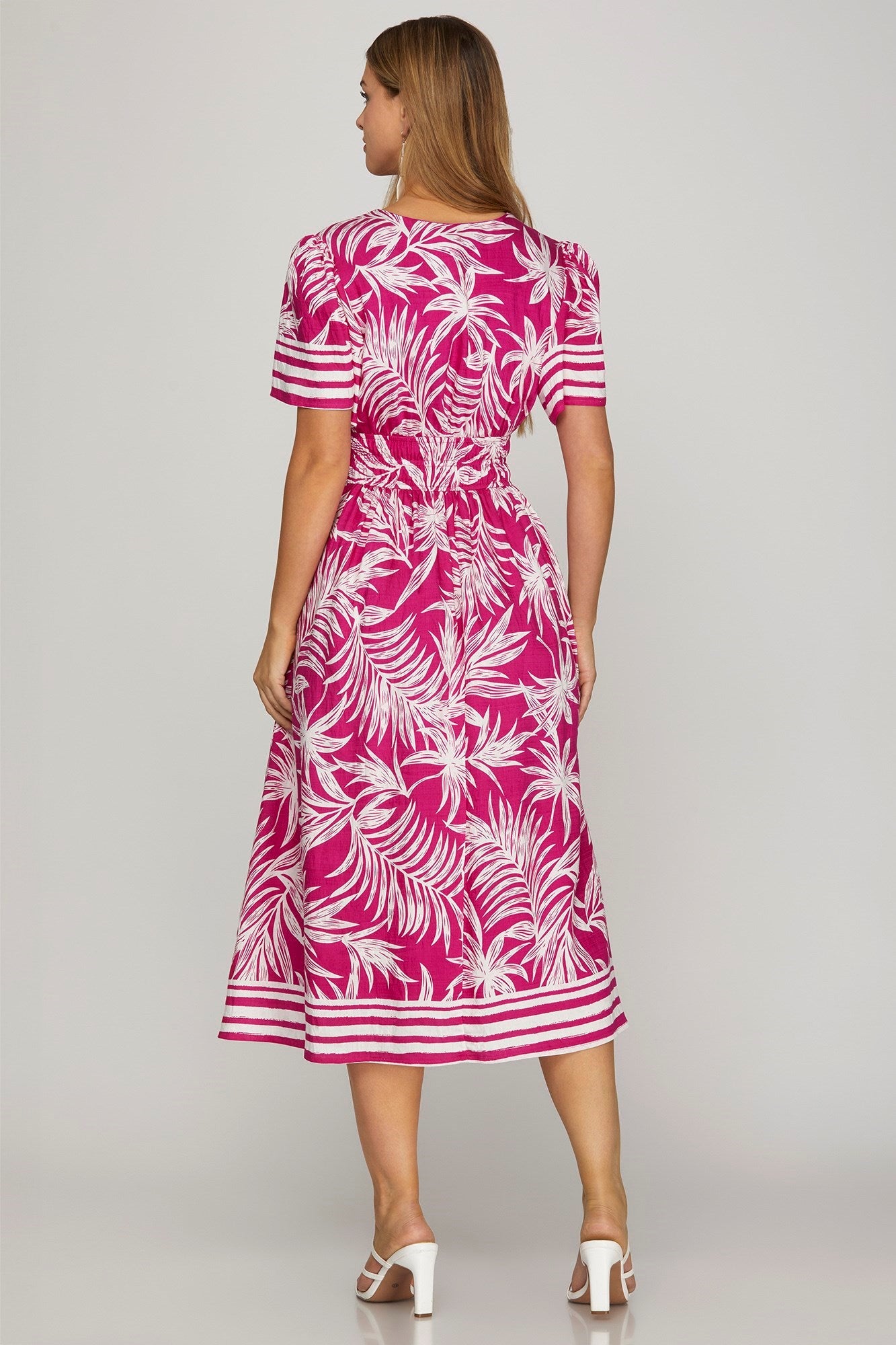 Under The Palms Pink Maxi Dress