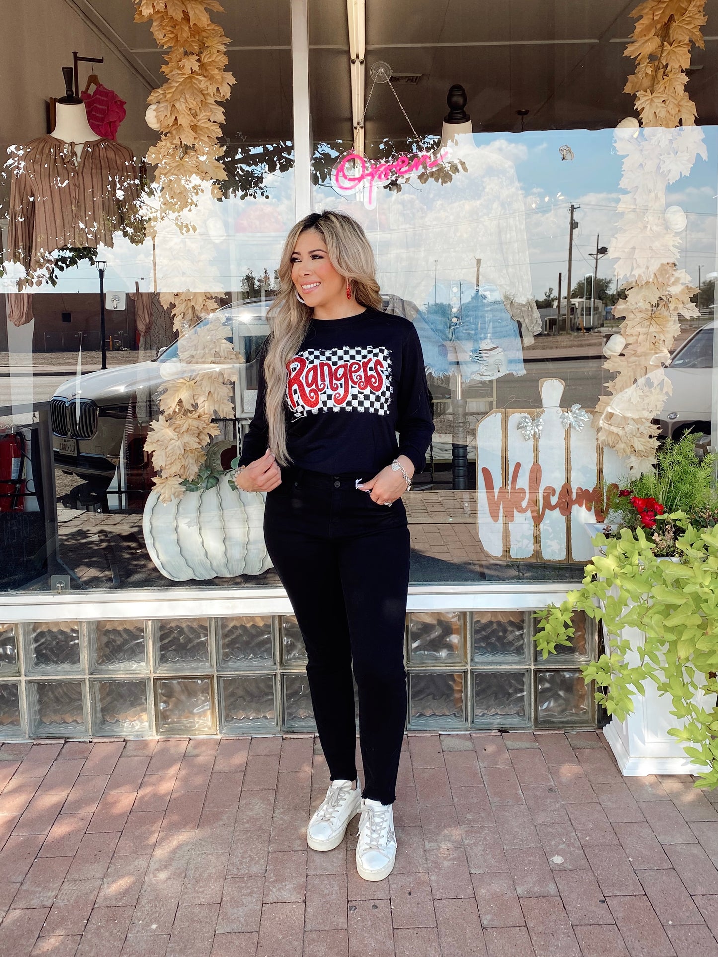 Ranger Checkered Long Sleeve Tee