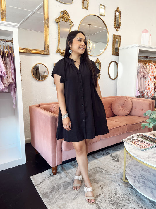 Truly So Sweet Black Dress