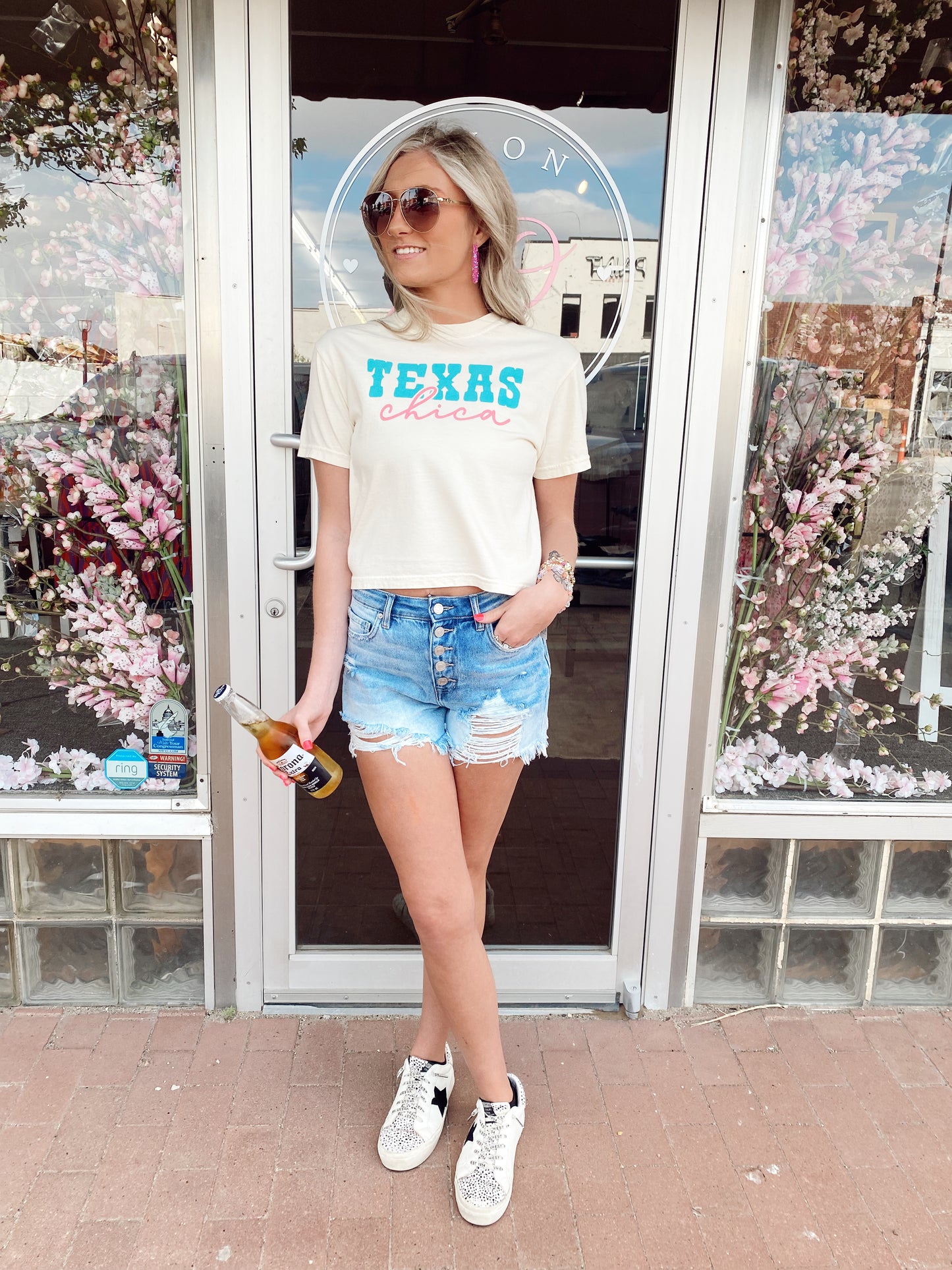 Texas Chica Crop Tee