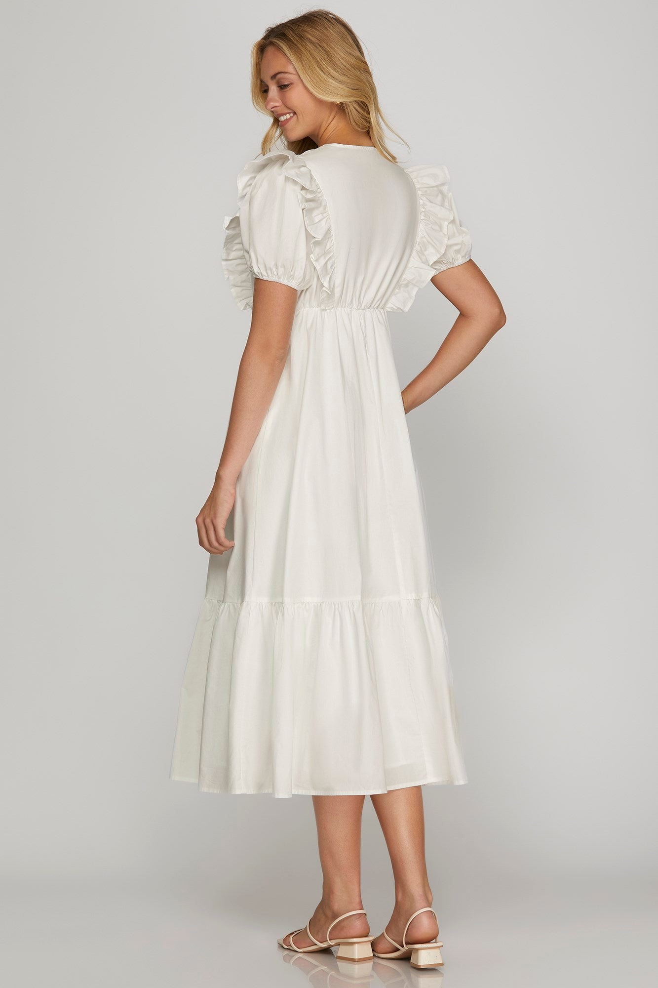 Seaside Stroll White Dress