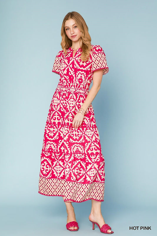 Sweet Paradise Pink Maxi Dress