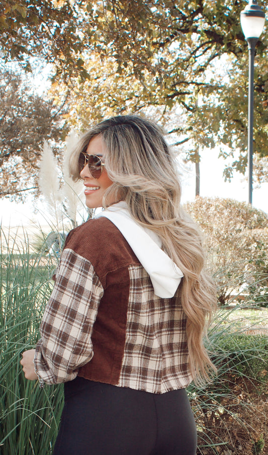 Wintery Behavior Cropped Jacket