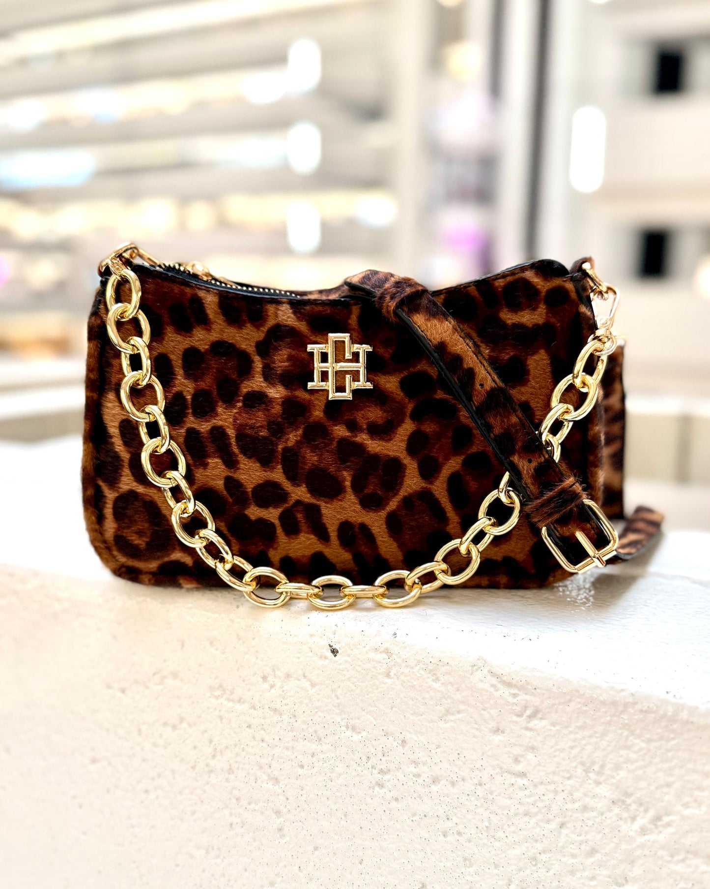 Joan Leopard Crossbody