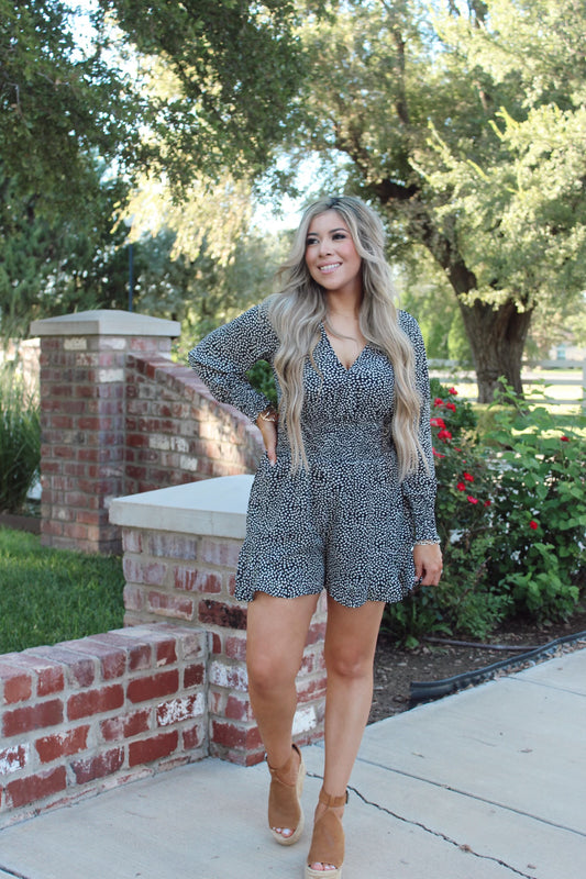 She Irresistible Romper Black Color