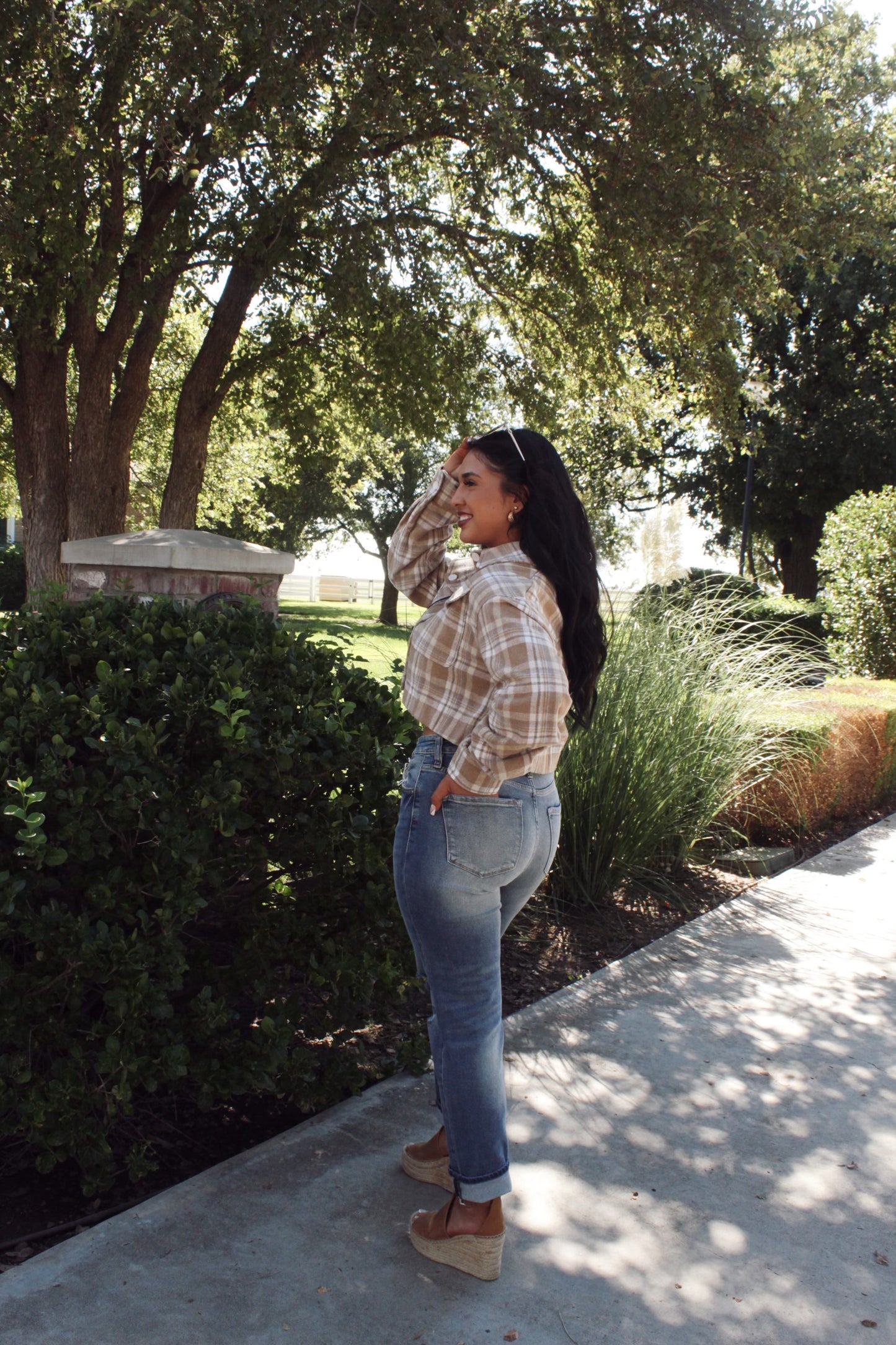 Warmly Yours Crop Shacket