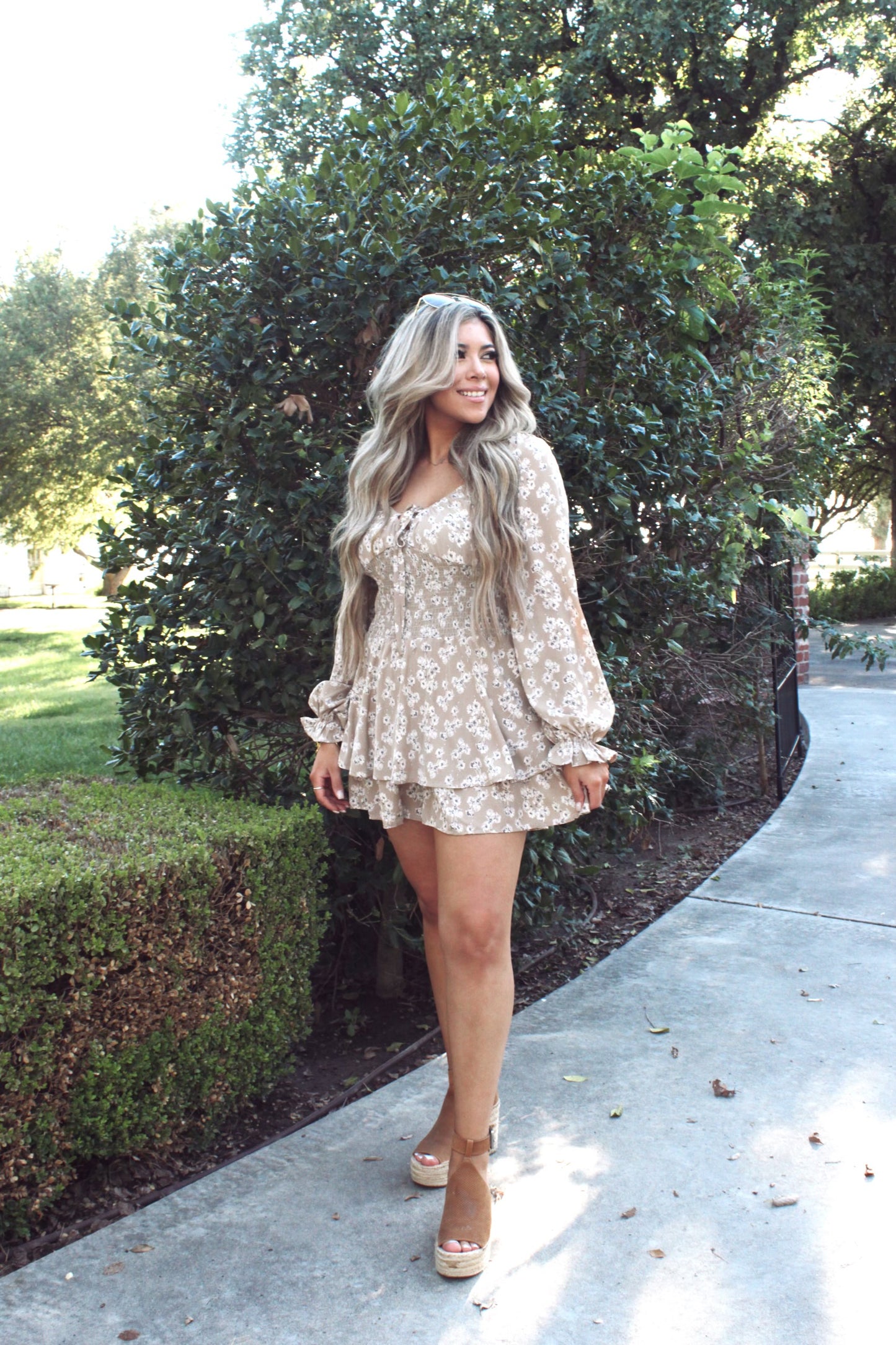 Wild About You Taupe Woven Romper