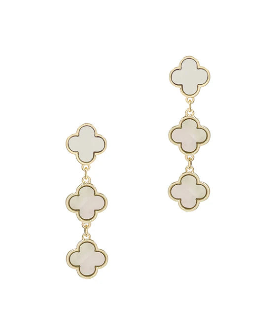 Clover Drop Earrings