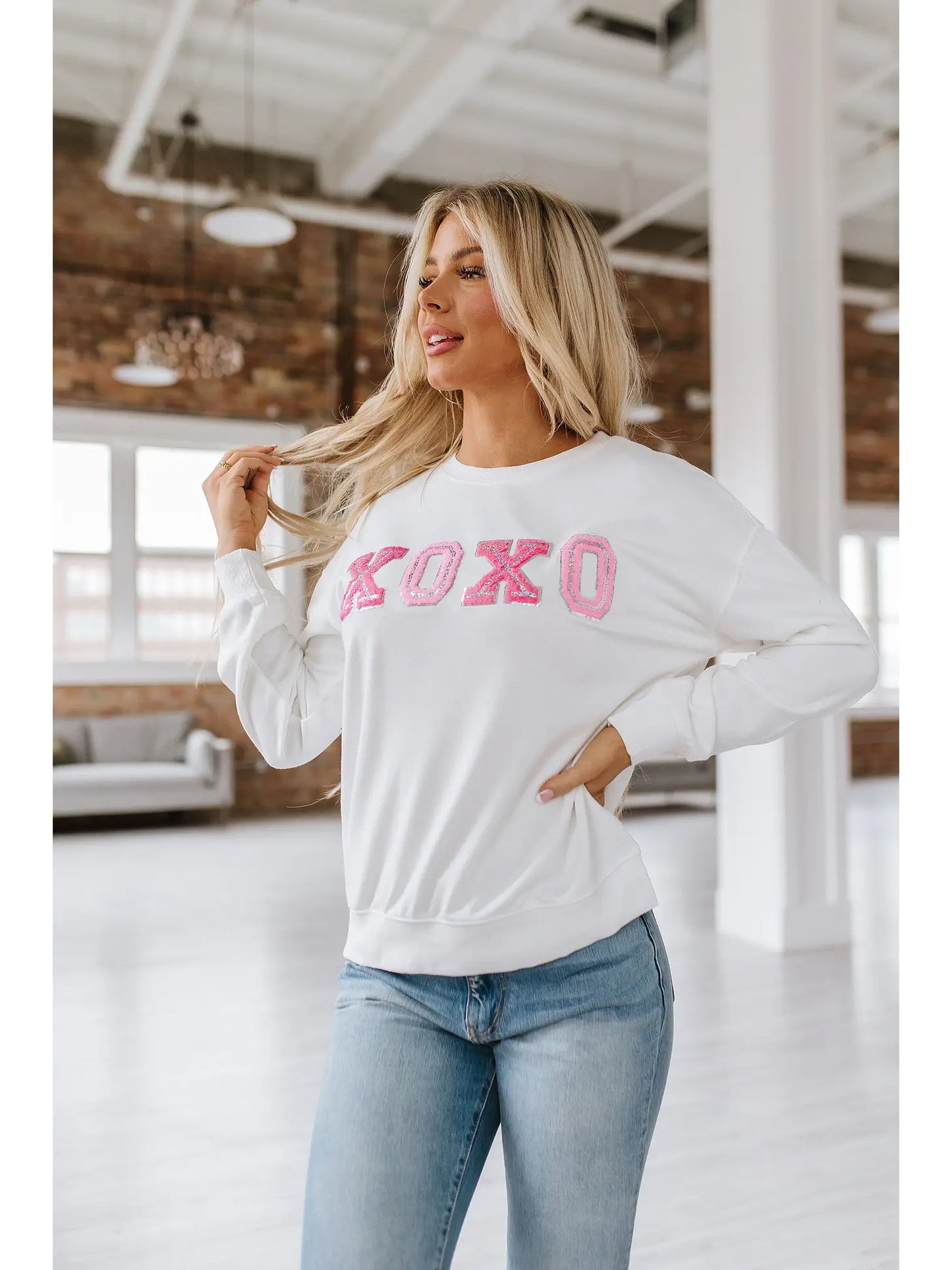 Liv Xoxo Graphic Sweatshirt
