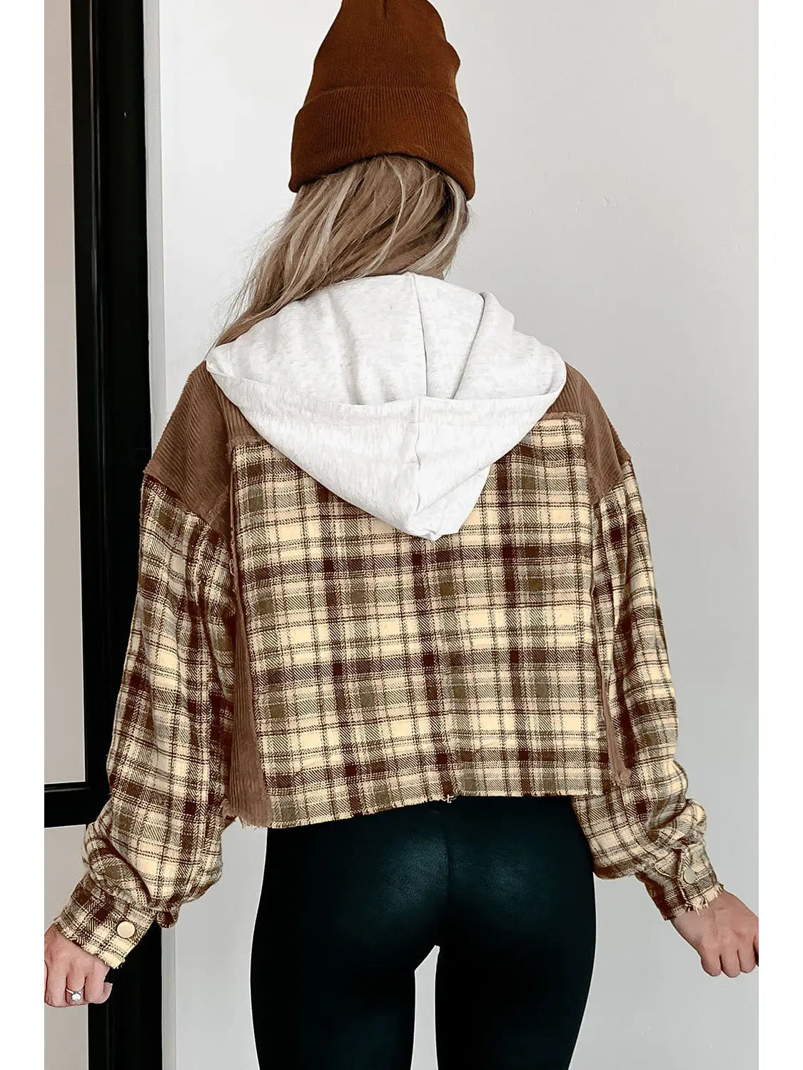 Wintery Behavior Cropped Jacket