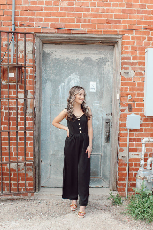 Virginia Tie Back Culottes Jumpsuit