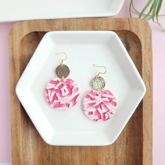 Spiffy & Splendid Pink Earrings