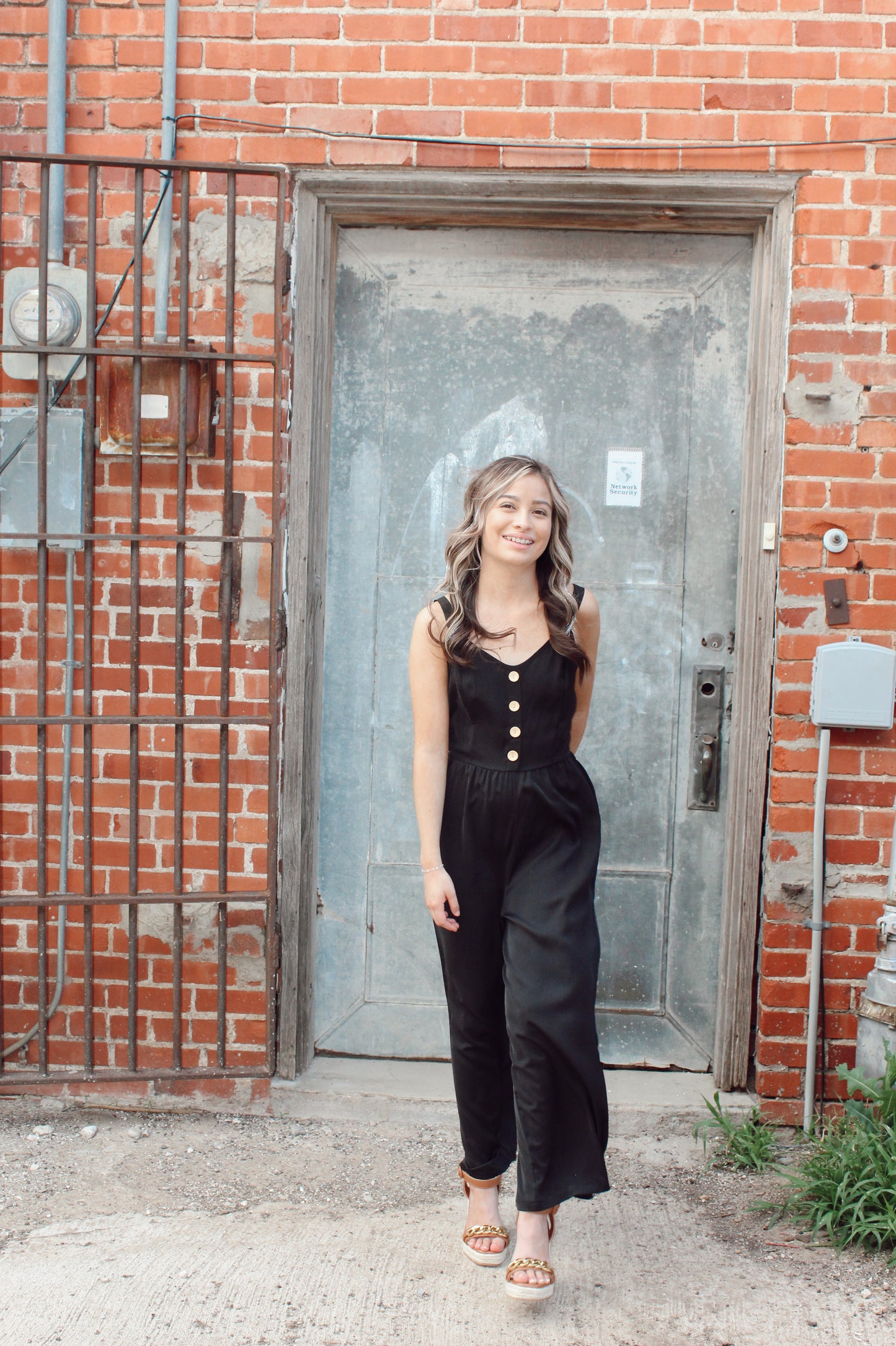 Virginia Tie Back Culottes Jumpsuit