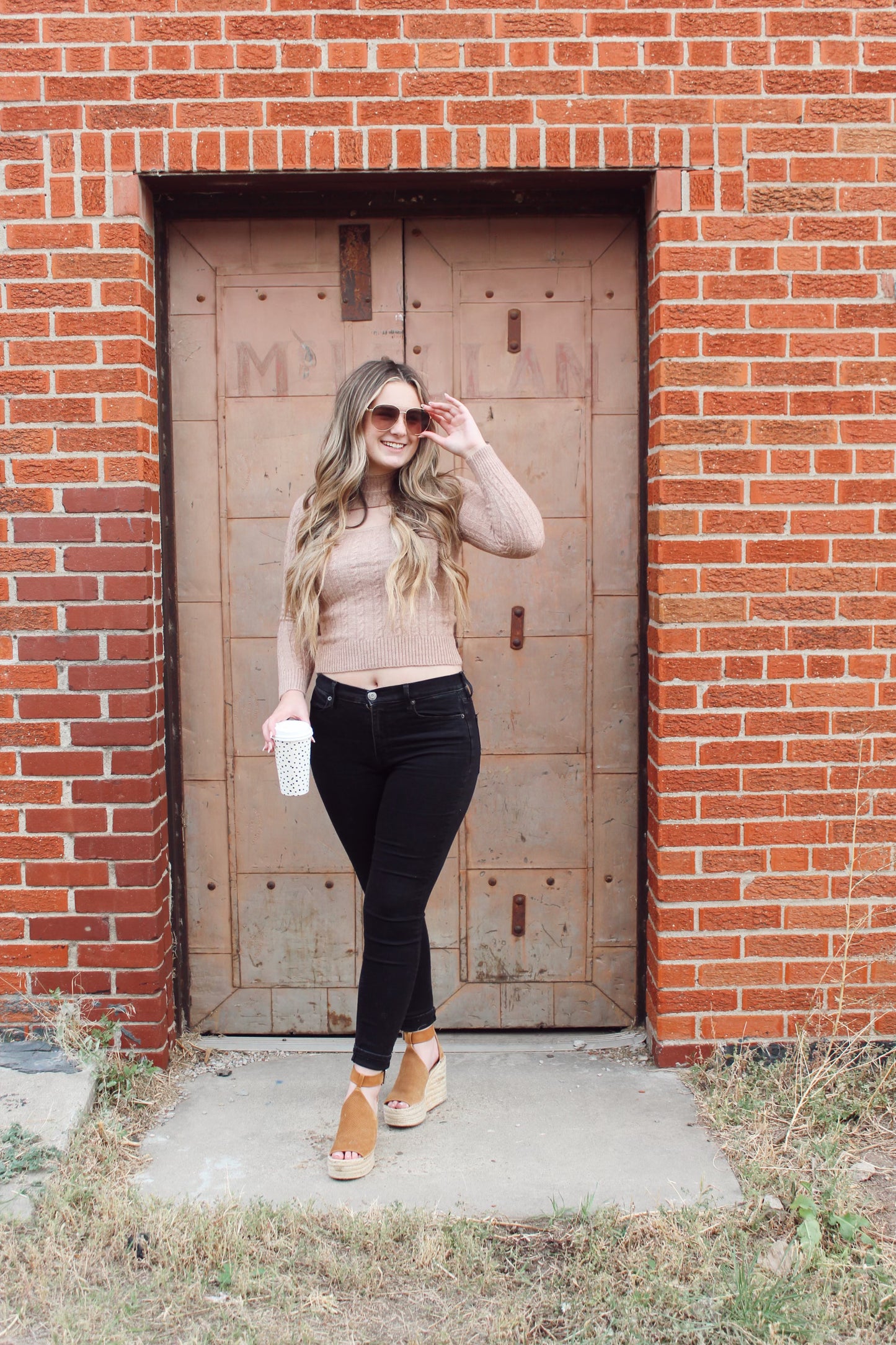 High Expectations Taupe Top Sweater