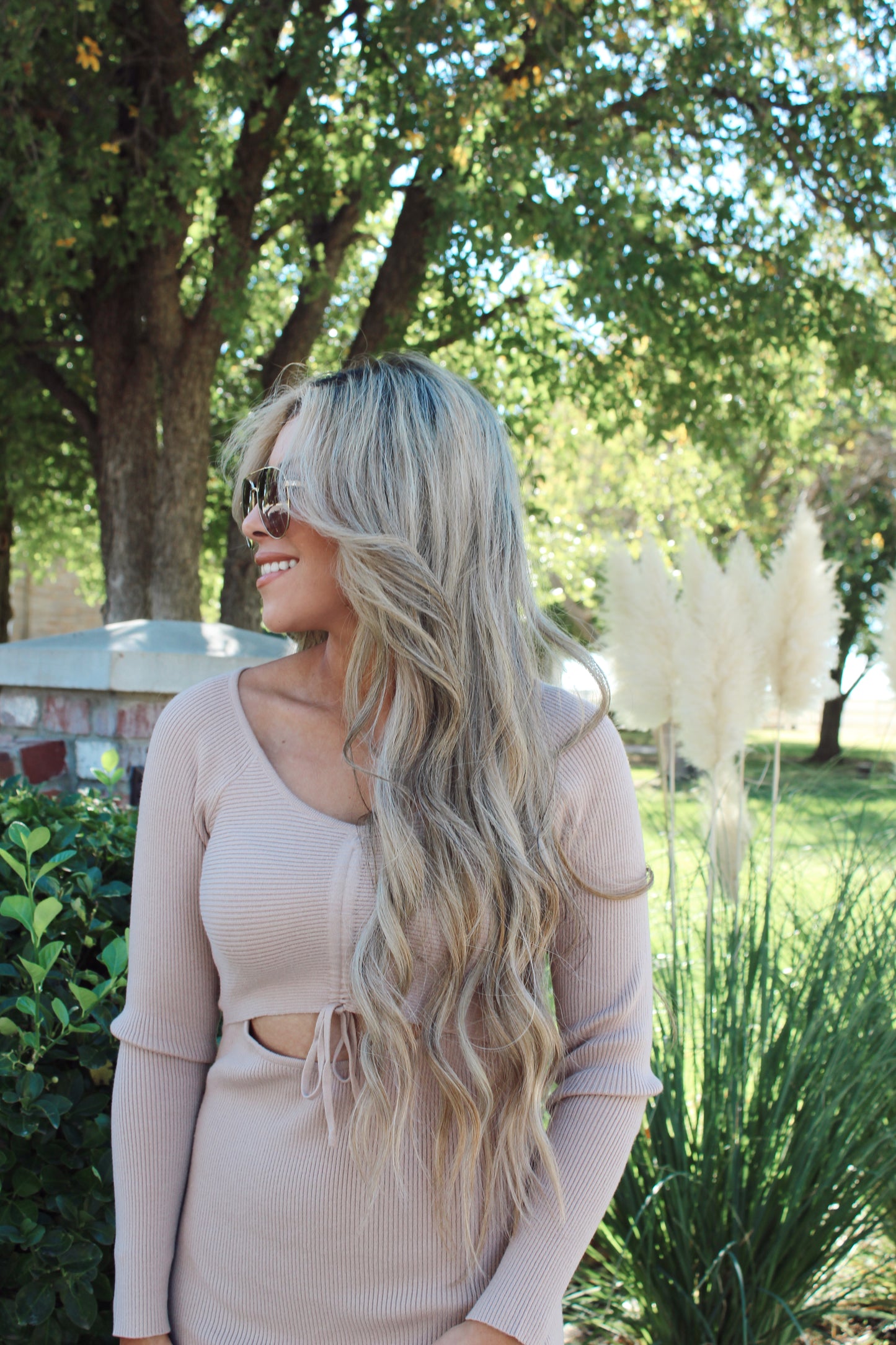 The Val Nude Bodycon Dress