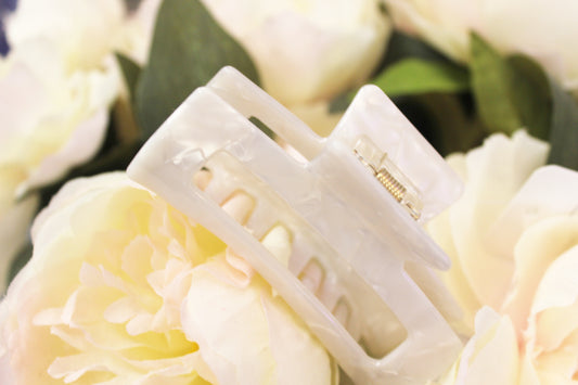 Cream Hair Clip