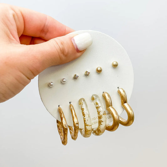 Classic Gold Earing Set