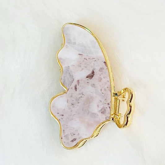 Gold Butterfly Hair Claw