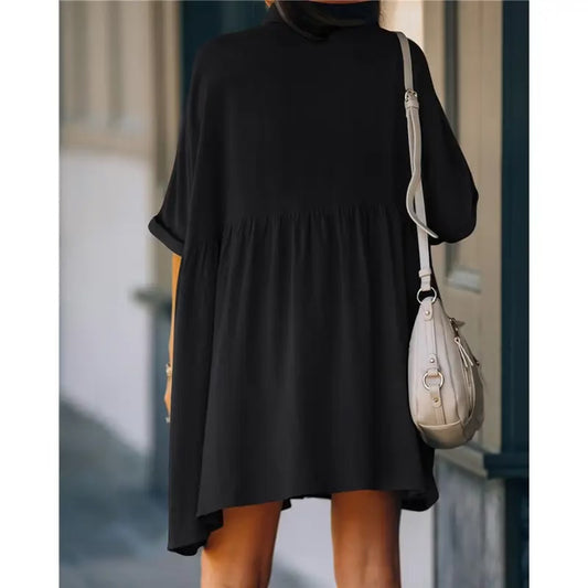 Black Blouse Dress