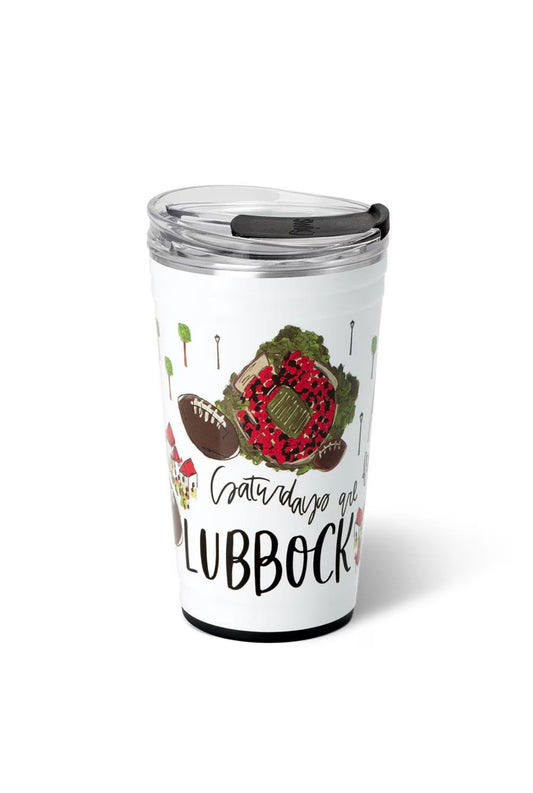 Saturdays in Lubbock in Party Cup 24oz