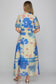 Blue Ocean Paradise Maxi Dress