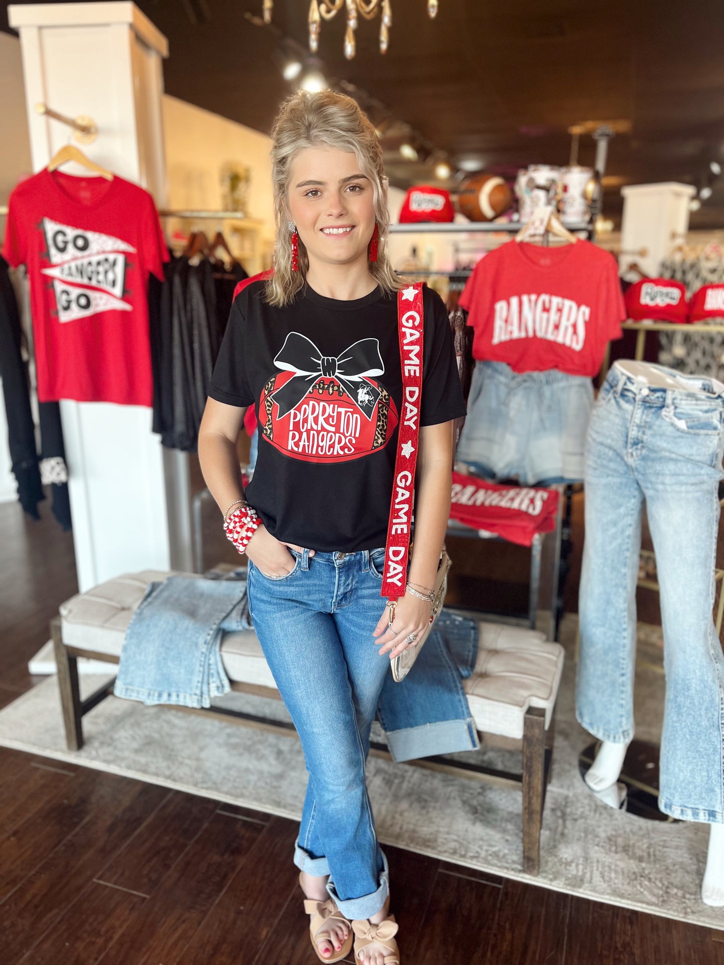 Perryton Rangers Black Short Sleeve Tee