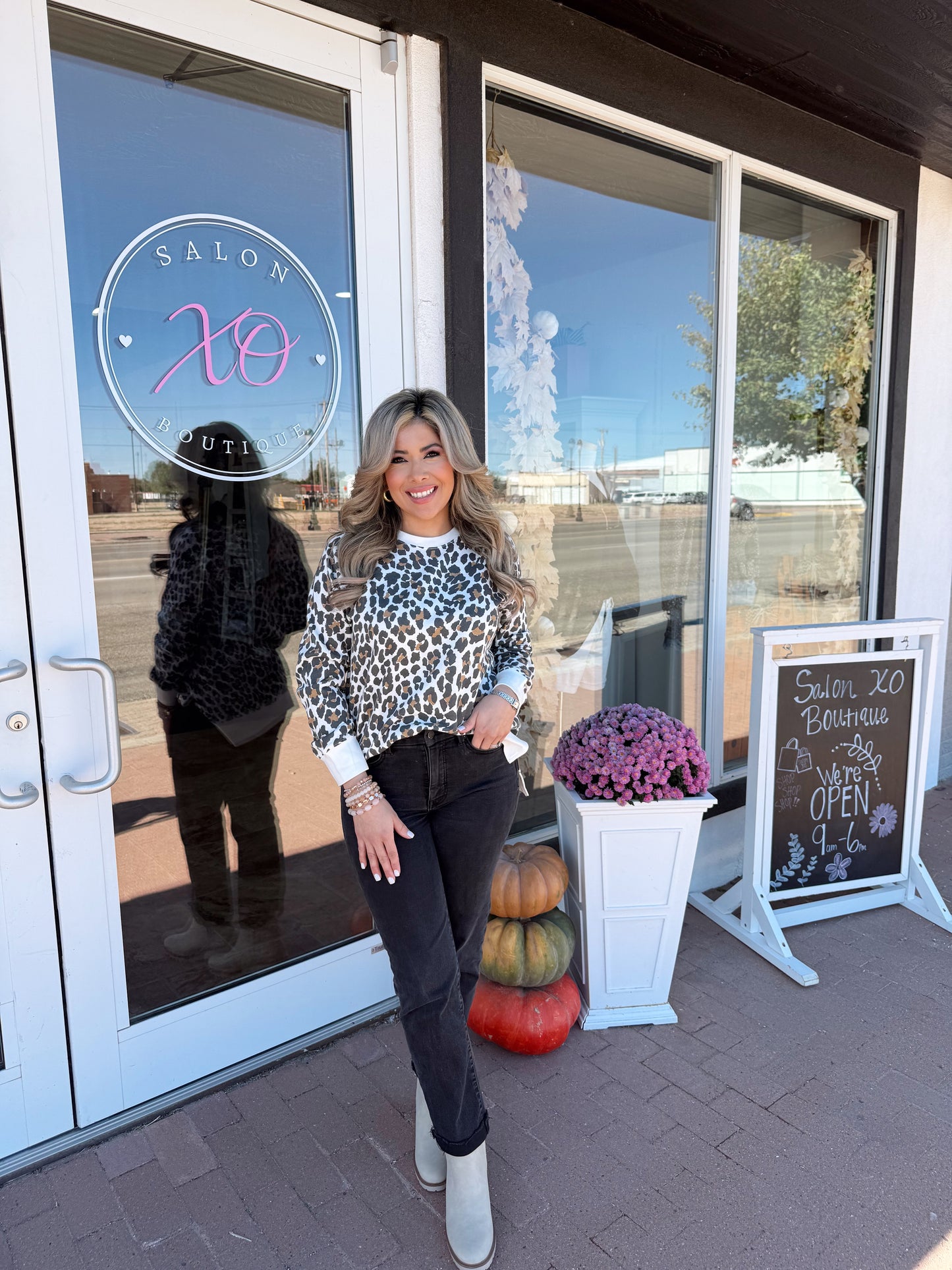 Mendy Leopard Sweatshirt