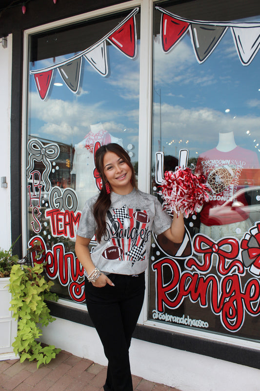 Rays of School Spirit Rangers Tee