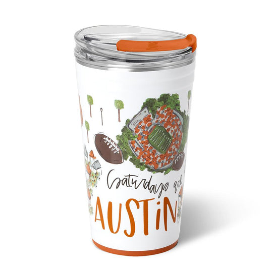 Saturdays in Austin Party Cup 24oz - Swig