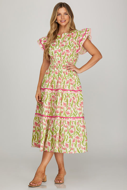 In Bloom Floral Dress