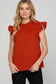 Apple Orchid Red Blouse