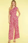 Tropical Magenta Jumpsuit