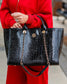 Missy Tote Black Patent