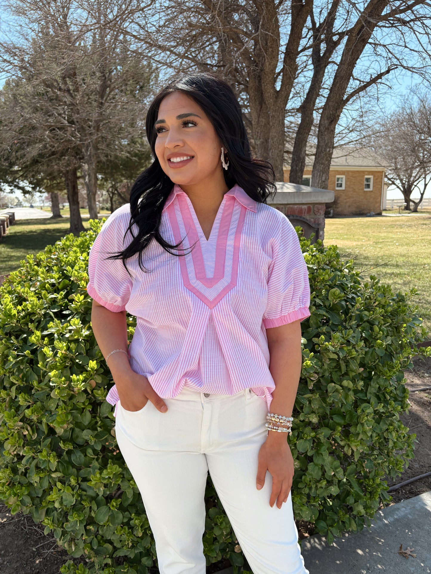 Rosewood Pink Blouse