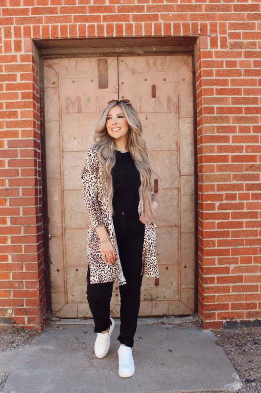 Wild Side Leopard Cardigan