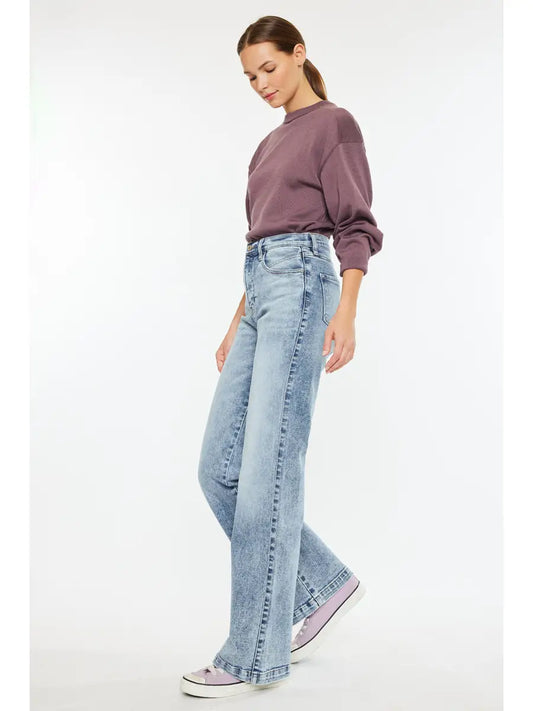 90's Wide Leg Flare Jeans
