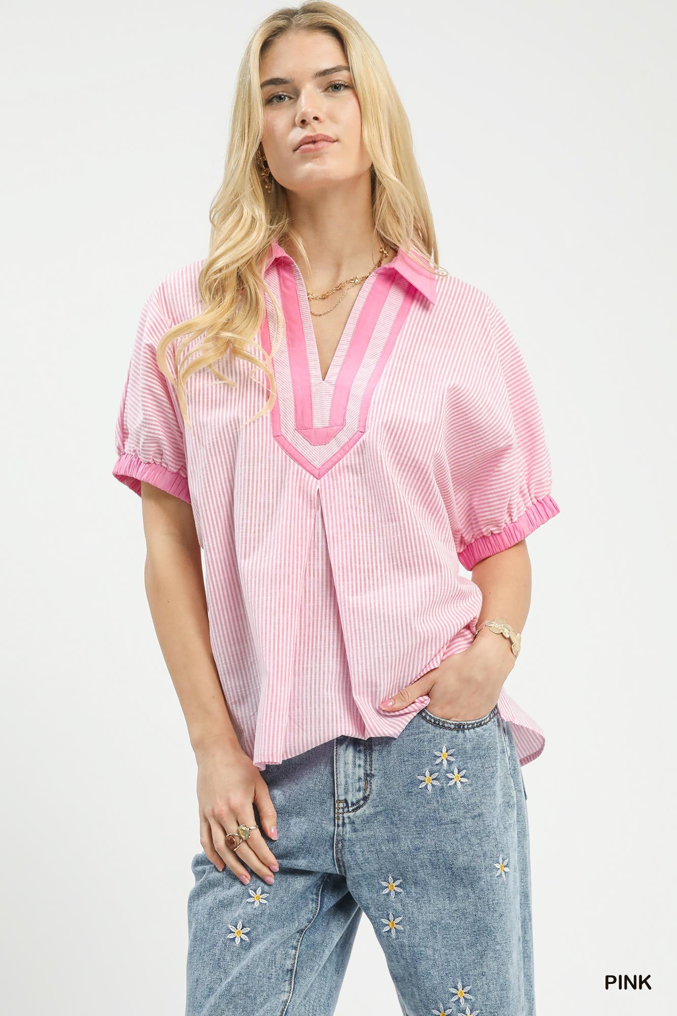 Rosewood Pink Blouse