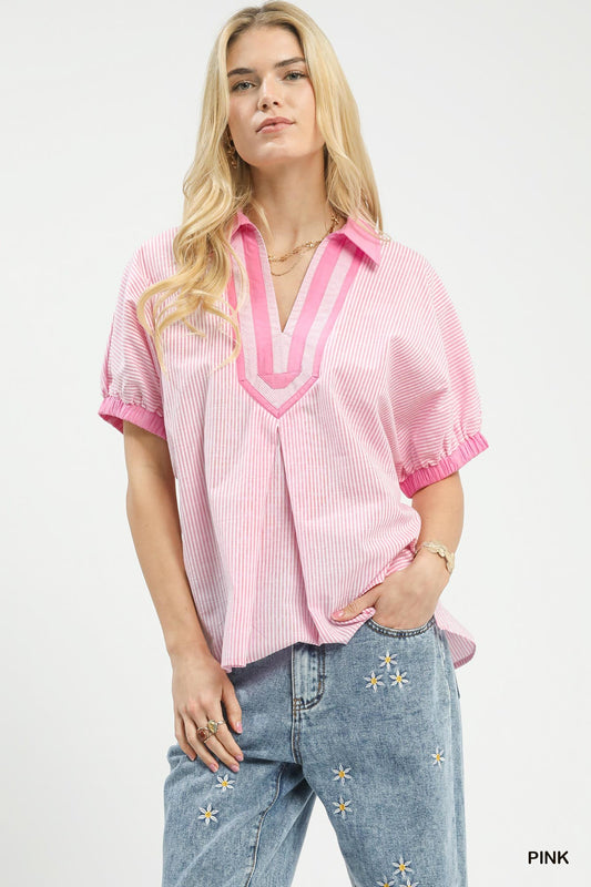 Rosewood Pink Blouse