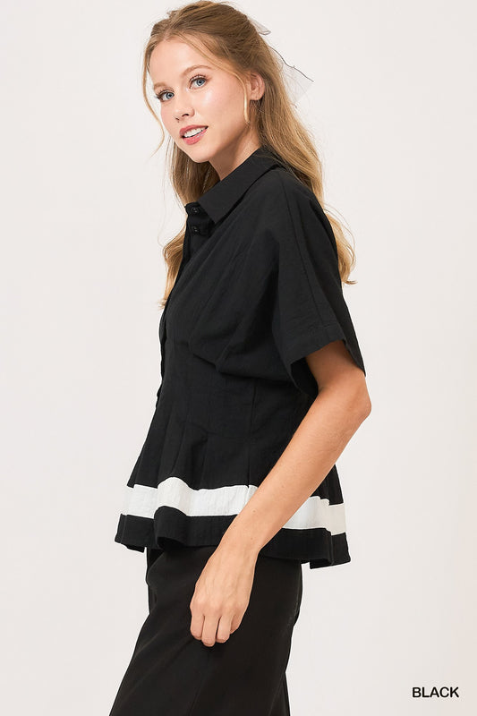 Downtown Classic Black Top