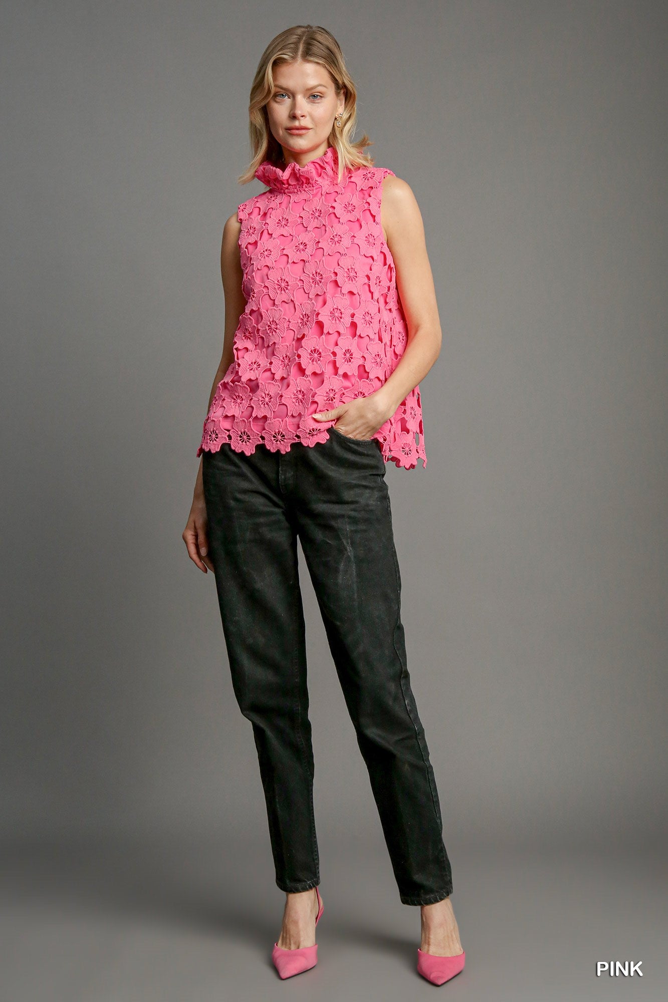 Southern Charm Pink Blouse