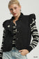 Chic Black Polka Dot Vest