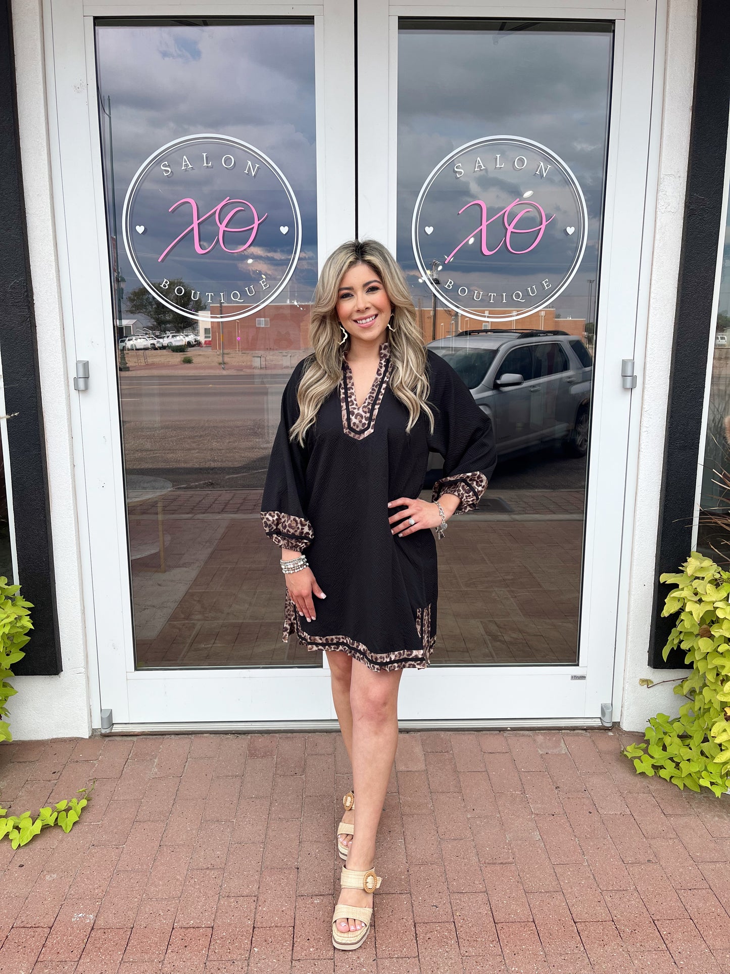 Wild About Fall Leopard Dress